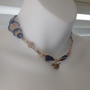 Handmade hemp choker