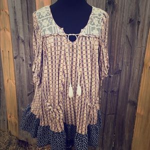 Umgee Boho Tunic Dress