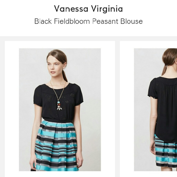 Vanessa Virginia Fieldbloom Peasant Blouse
