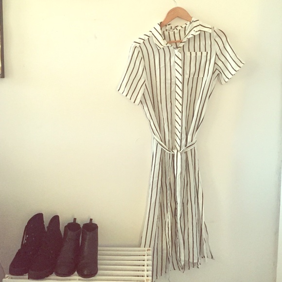 Glamorous ASOS striped shirt dress