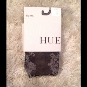 Sexy Lace embellished tights - grey and black NWT