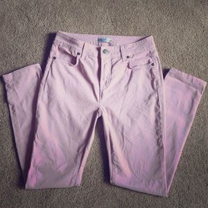Blue Essence light pink sunny jeans! Size 2!