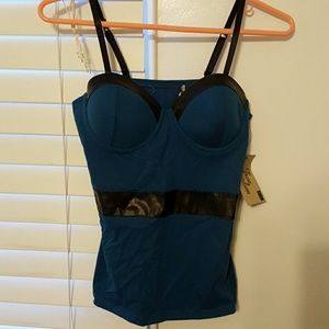 BNWT bustier looking tank top MEDIUM
