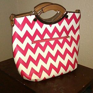 Pink hand bag
