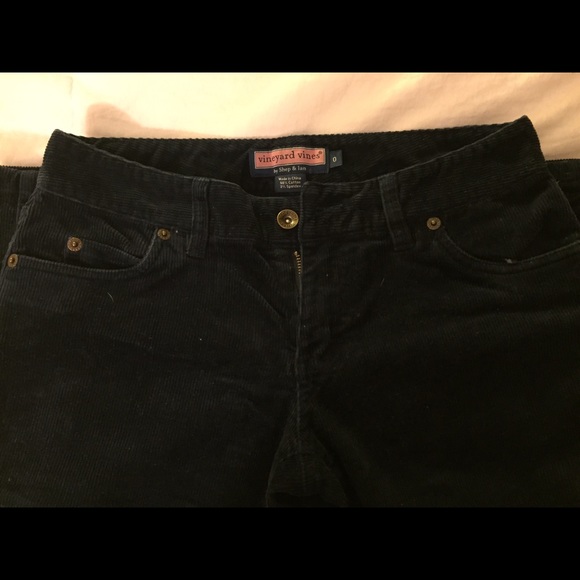 Vineyard Vines Womans Cords Color: Navy, Size: 0