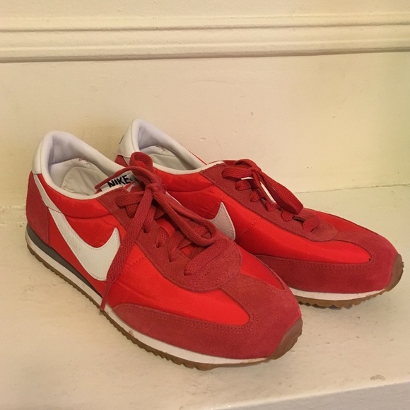 Nike red retro sneakers