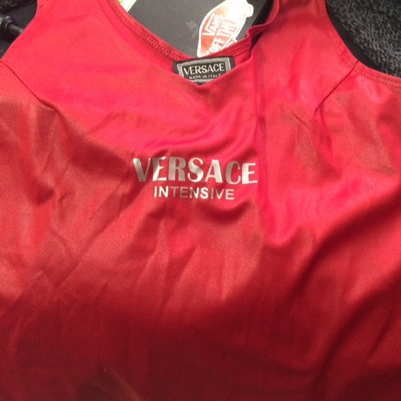 Faux read leather top