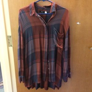 Oversized Urban Outfitters Button Up "Flannel"