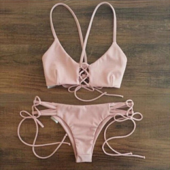 Pink swimsuit