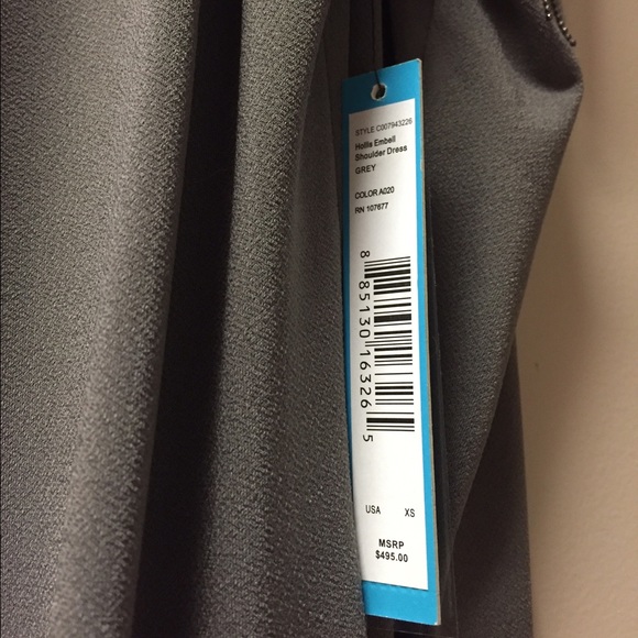 Alice&Olivia off the shoulder stud chained dress - Picture 3 of 4