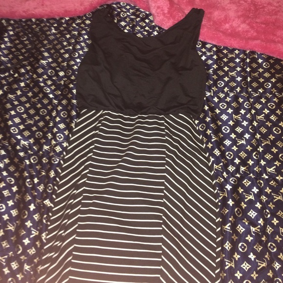 Black Maurice's body con striped dress - Picture 1 of 3