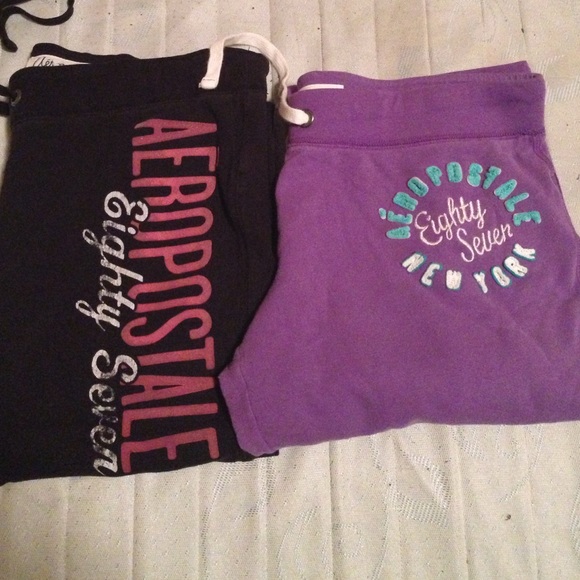 2 pair of Aeropostale sweat pants.