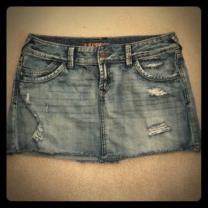 Express Jean mini skirt women's SZ 6