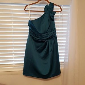 David's Bridal 1 shoulder dress