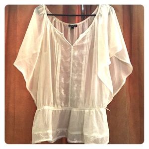 Sheer boho chic shirt