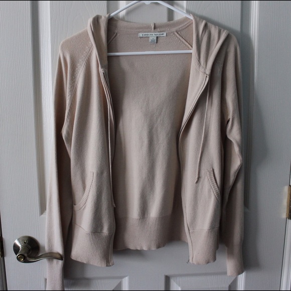 beige hoodie