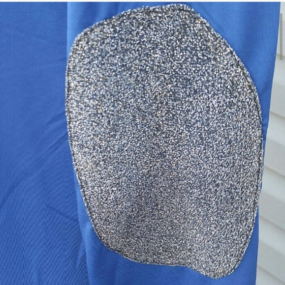 Bling top with "glitter" elbow patches. - Picture 4 of 4