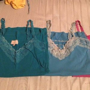 5 Rue21 Cami's  lightly worn !