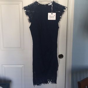 Navy Lace Dress