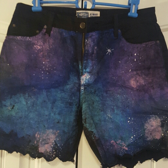 Scalloped Galaxy Shorts