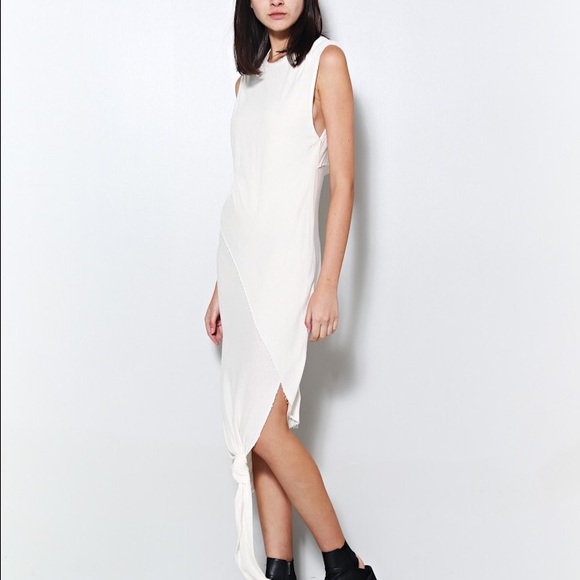 OAK NYC Tornado Asymmetrical Sleeveless Dress