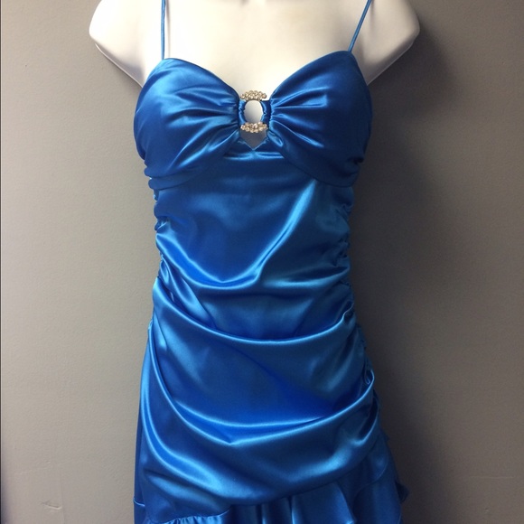 Blue cache dress