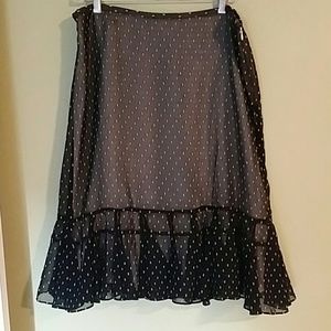 Ann Taylor Loft black skirt