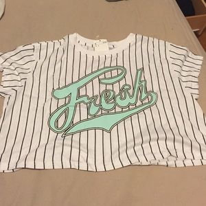 Divided "Fresh" crop top