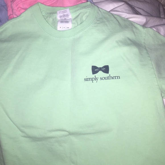 Simply Southern Green Short Sleeve Tee