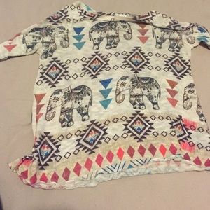 Long sleeve crop top
