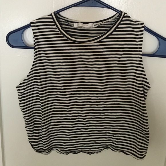 Stripe crop top