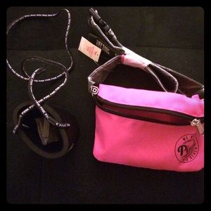 PINK Fanny Pack with Coozy