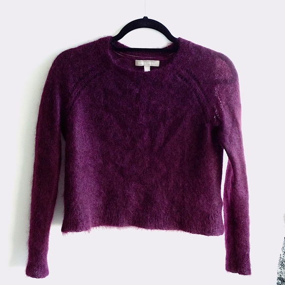 Cropped Burgundy Sweater, Banana Republic, XS - Picture 2 of 3
