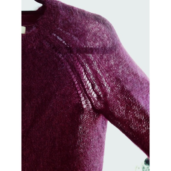 Cropped Burgundy Sweater, Banana Republic, XS - Picture 3 of 3