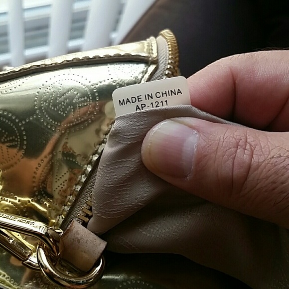 Mettalic  gold bag