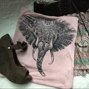 Tribal elephant tee...Charlotte Russe! LAST CHANCE