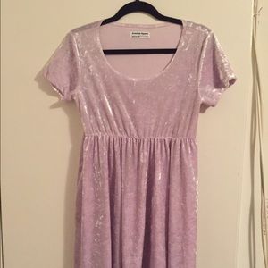 American Apparel Velvet Babydoll dress