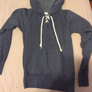 Blue hoodie