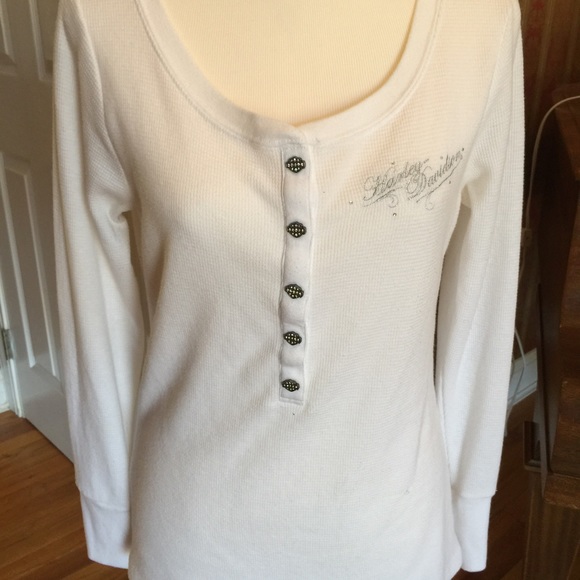 Harley Davidson T Shirt white Large