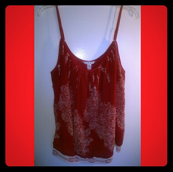 CABi XL Red Blouse