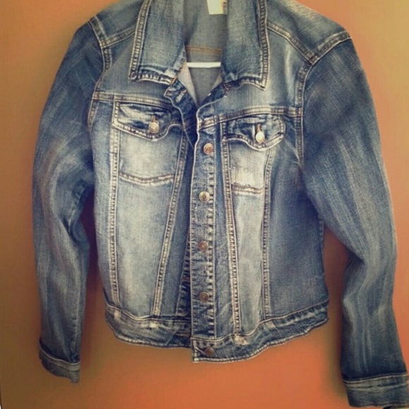 Jackets & Blazers - Cropped Jean jacket