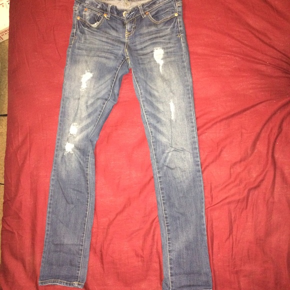 Aero  ripped skinny jeans