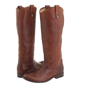 Melissa Button, Frye boots