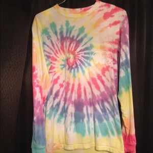 Tie-dye long sleeve Ivory Ella shirt