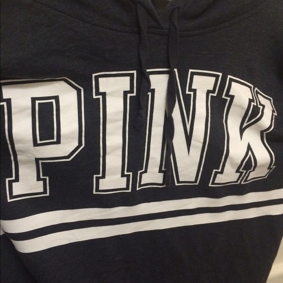 SOLD Gray PINK Hoodie - Picture 2 of 3