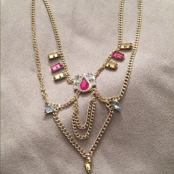 Crystal Multi Chain Headpiece Crown - Picture 2 of 3