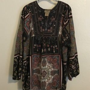 Bohemian style tunic, never worn