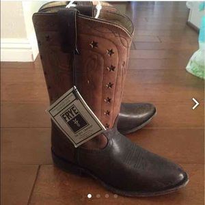 Frye Wyatt Americana cowboy boots 7 NeW*