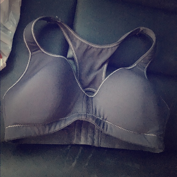 Grey Sports bra