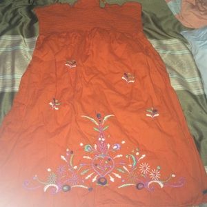 Roxy strapless beach dress